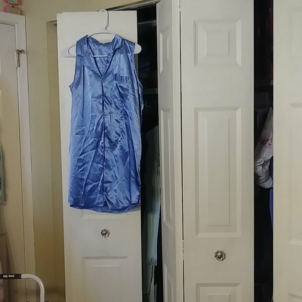 Satin night gown